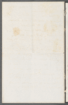 John Adamson to Jane Porter, autograph letter signed