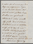 Maria Louisa Argumaniz to Jane Porter, autograph letter signed