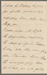 John Spriggs Morss Churchill to Jane Porter, autograph letter signed