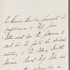 Sir Nicholas Harris Nicolas to Jane Porter, autograph letter third person