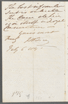 Sir Robert Wilson to Jane Porter, autograph letter signed