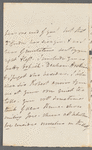 Mary Skinner to Jane Porter, autograph letter signed
