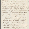 Sir James Emerson Tennent to Jane Porter, autograph letter signed
