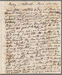 Jane Porter to Robert Ker Porter, autograph letter (copy or draft)