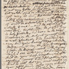 Jane Porter to Robert Ker Porter, autograph letter (copy or draft)
