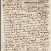 Jane Porter to Robert Ker Porter, autograph letter (copy or draft)
