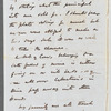 John Adamson to Jane Porter, autograph letter signed