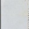 John Adamson to Jane Porter, autograph letter signed