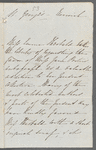 Emma Theobald to Jane Porter, autograph letter signed