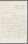 James Robinson Planché to Jane Porter, autograph letter signed