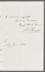 James Robinson Planché to Jane Porter, autograph letter signed