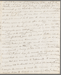 Eliza James to Jane Porter, autograph letter signed