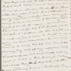 Eliza James to Jane Porter, autograph letter signed