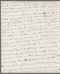 Eliza James to Jane Porter, autograph letter signed