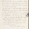 Maria Louisa Argumaniz to Jane Porter, autograph letter signed