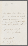 Fanny Kemble to Jane Porter, autograph letter signed