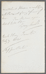 Sydney Smith to Jane Porter, autograph letter signed