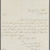 John H. Willis to Robert Ker Porter, autograph letter signed