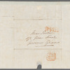 Manning and Mason to Jane Porter, autograph note