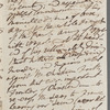 Jane Porter, autograph manuscript