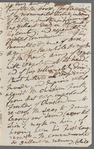 Jane Porter, autograph manuscript