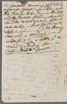 Jane Porter, autograph manuscript