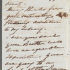 Sir Robert Wilson to Jane Porter, autograph letter signed