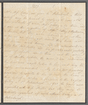 Unidentified sender to Robert Ker Porter, autograph letter (incomplete)