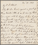 Unidentified sender to Robert Ker Porter, autograph letter (incomplete)