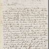 John James Rorie to Jane Porter, autograph letter signed