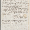 John James Rorie to Jane Porter, autograph letter signed