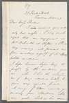 Robert Brook Aspland to Jane Porter, autograph letter signed
