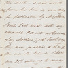 John Spriggs Morss Churchill to Jane Porter, autograph letter signed