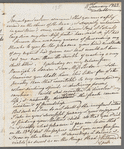 Catherine Maria Bury, Lady Charleville to Jane Porter, autograph letter signed