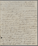 Lady Julia Lockwood to Jane Porter, autograph letter