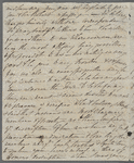 Lady Julia Lockwood to Jane Porter, autograph letter