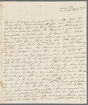 Lady Julia Lockwood to Robert Ker Porter, autograph letter signed