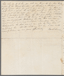 Lady Julia Lockwood to Robert Ker Porter, autograph letter signed