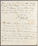 Charles Kelsall to Robert Ker Porter, autograph letter signed
