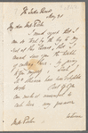 Sir James Emerson Tennent to Jane Porter, autograph letter signed