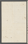 Charles Blick to Jane Porter, autograph letter signed