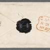 Charles Blick to Jane Porter, autograph letter signed