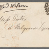 Sir Belford Hinton Wilson to Jane Porter, autograph letter signed