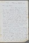 Abraham P. Gibson to Jane Porter, autograph letter signed