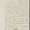 Henry Robinson to Jane Porter, autograph letter signed