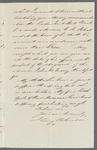 Henry Robinson to Jane Porter, autograph letter signed
