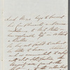 Richard Curzon-Howe, Lord Howe to Jane Porter, autograph letter third person