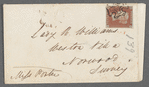 John Spriggs Morss Churchill to Jane Porter, autograph letter signed