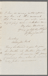 A. J. Kingsmill to Jane Porter, autograph letter signed