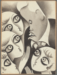 Original artwork of "Carl Van Vechten in Hollywood"